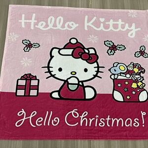 Hello Kitty Christmas Blanket
